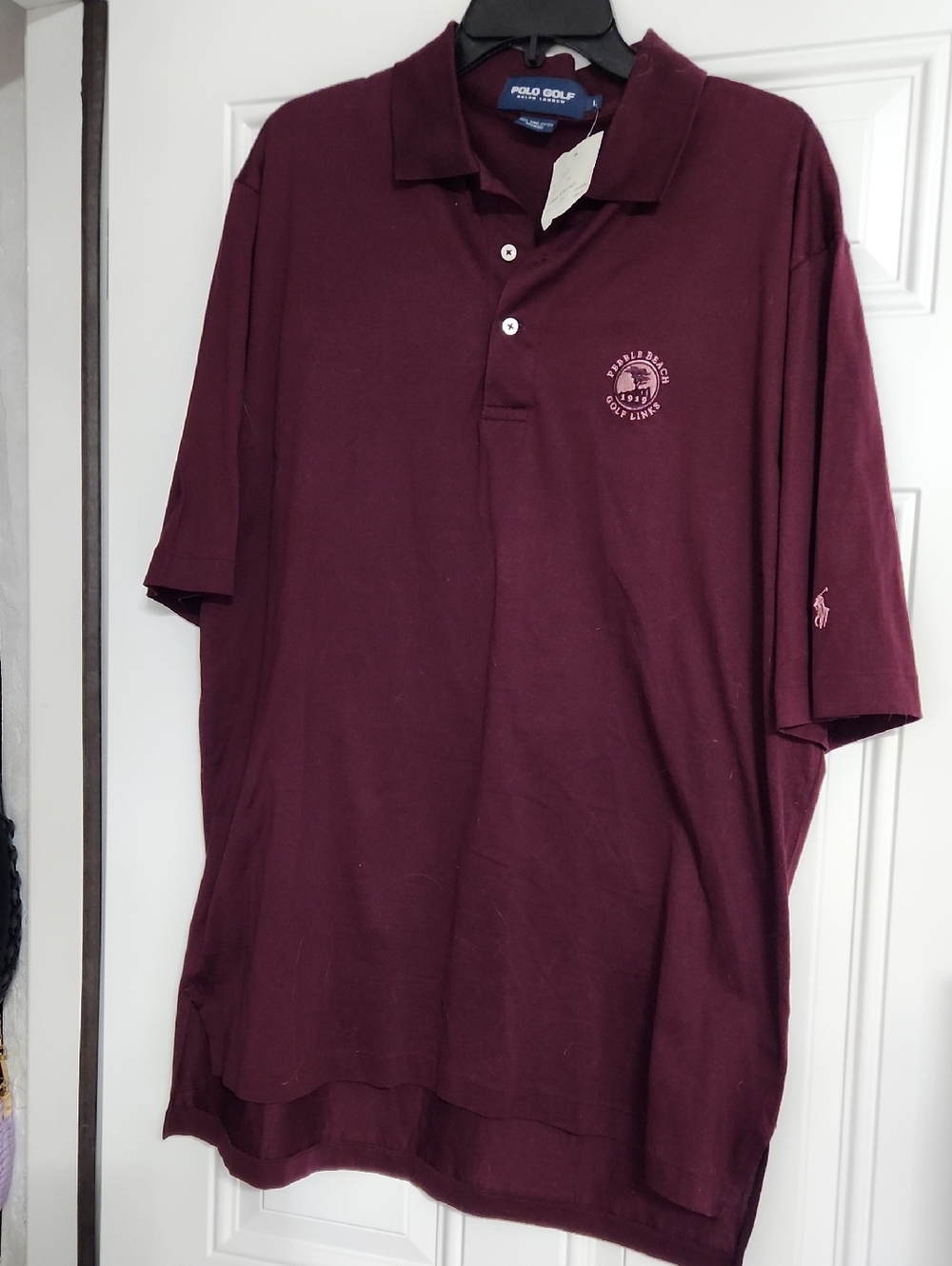 Polo by Ralph Lauren Maroon Golf Polo Shirt
